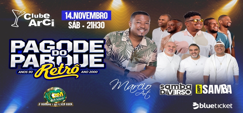  PAGODE DO PARQUE RETRÔ C/ MÁRCIO ART.