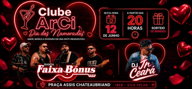 DIA DOS NAMORADOS NO CLUBE ARCI
