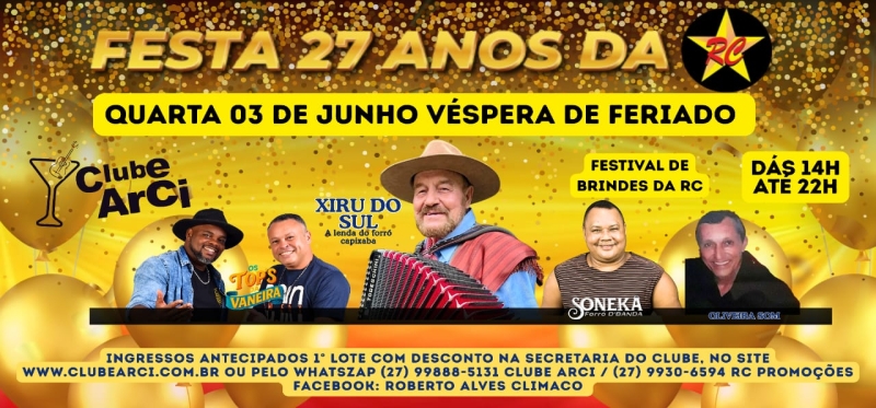 FESTA 27 ANOS DA RC