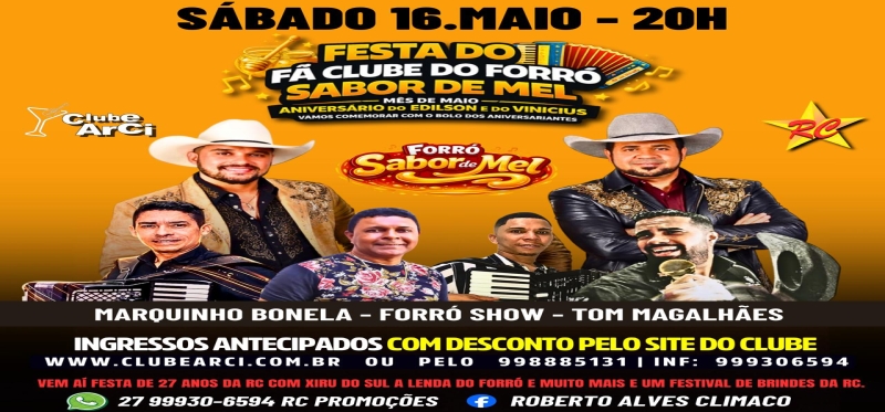 FESTA DO FA CLUBE DO FORRO